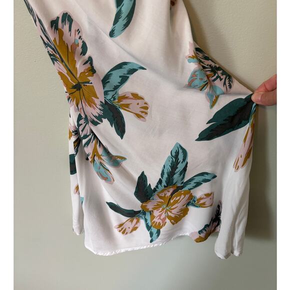 Le Salty Label Mini White Floral Dress Medium - Picture 5 of 12